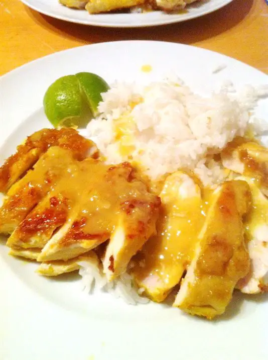 Grilled Lemongrass and Coconut Chicken, Lay The Table