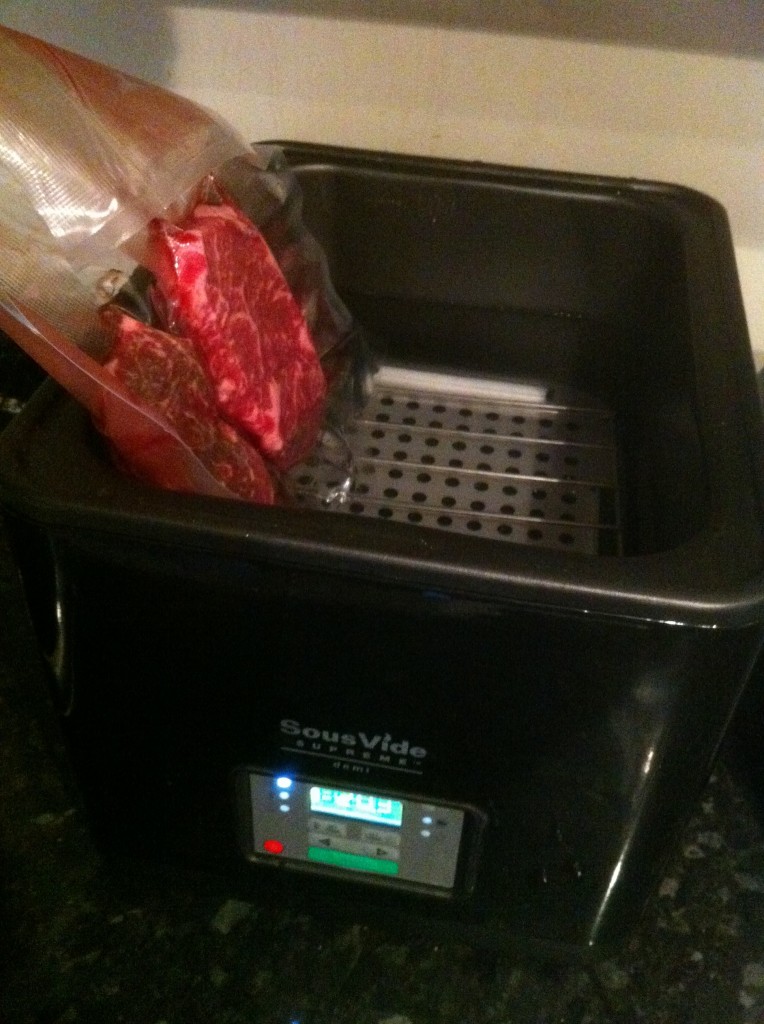 Sous Vide Wagyu Sirloin and Thrice-Cooked Chips, Lay The Table