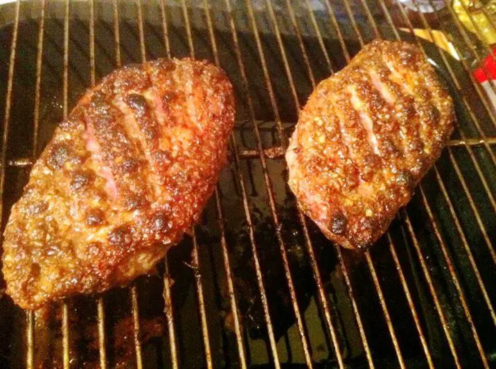 Balinese grilled duck breasts in a coconut and spinach sauce, Lay The Table