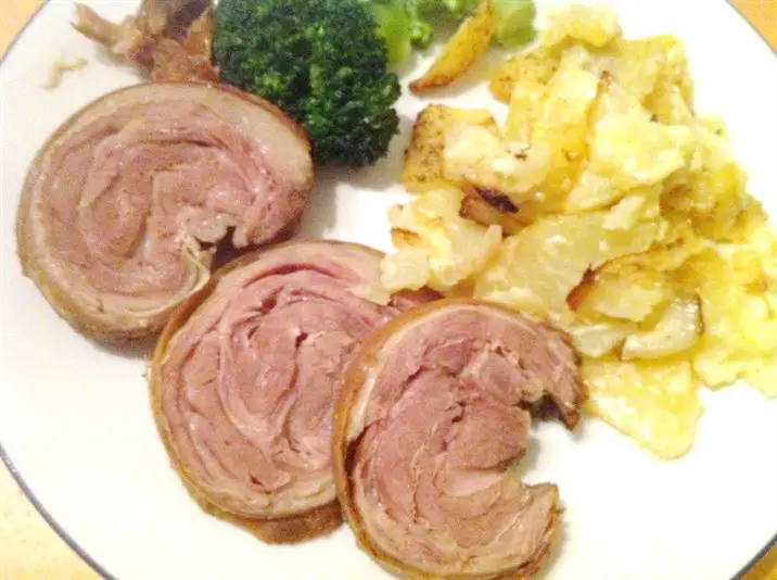 Slow Cooker Crispy-Skin Lamb Breast with Dauphinois Potatoes, Lay The Table