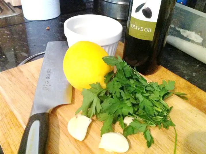 Slow-braised lamb neck with gremolata, Lay The Table