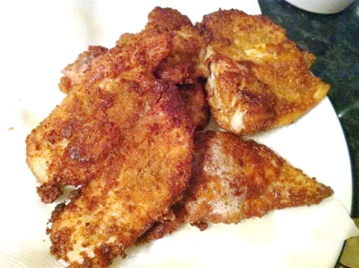 Spicy Crumbed Chicken Breast with Mustard-Mayo Potato Salad, Lay The Table