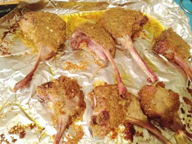 Parmesan and Mint-Crusted Lamb Cutlets with a Fiery Kick, Lay The Table
