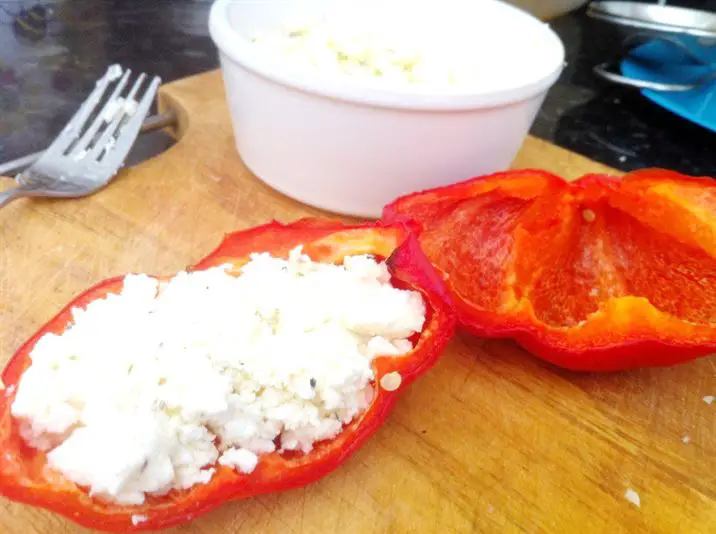 Lamb Neck Fillet with Mint &#038; Honey Jus and Feta-Stuffed Peppers, Lay The Table