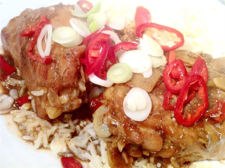 Gok Wans Chinese Chicken Thighs with Soy Glaze, Lay The Table