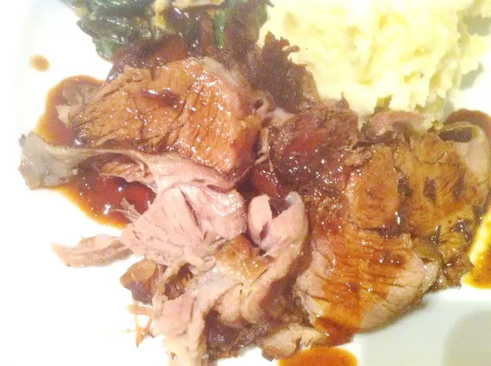 Honey Mustard Slow Cooker Pork with Sweet &#038; Sour Gravy, Lay The Table
