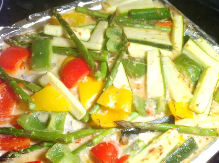 Thai Marinated Grilled Vegetables, Lay The Table