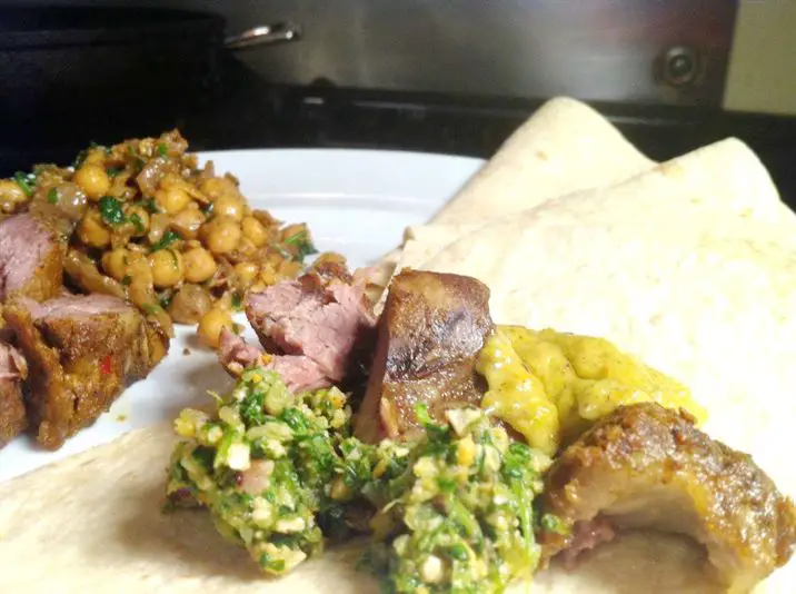 Lamb Neck Tikka with Pistachio Cream Sauce and Coriander Chutney, Lay The Table