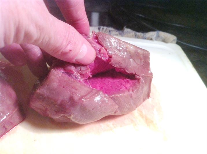 Faux Carpet-Bagged Fillet Steak, Lay The Table