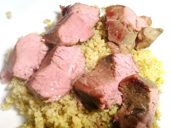 Sous Vide Lamb Rump with Cous Cous, Lay The Table