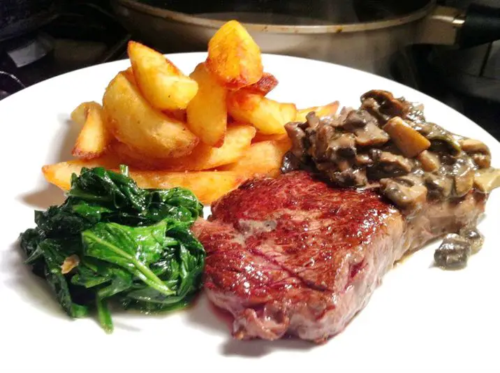 Sirloin Steak with Miso Mushroom Sauce, Lay The Table