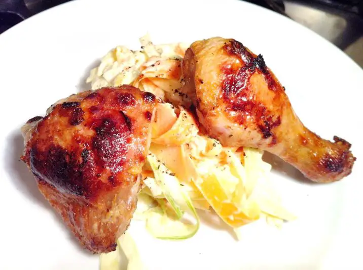 Buttermilk Baked Chicken with Fennel &#038; Apple Slaw, Lay The Table