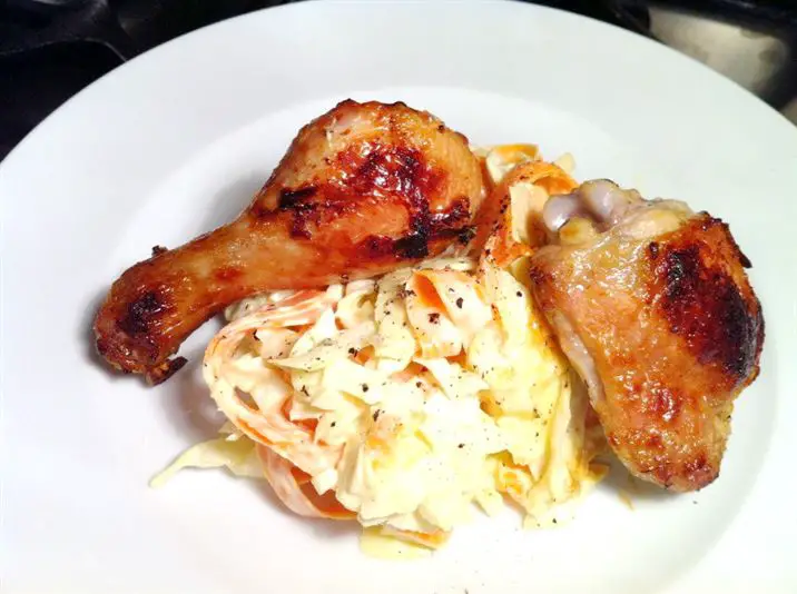 Buttermilk Baked Chicken with Fennel &#038; Apple Slaw, Lay The Table