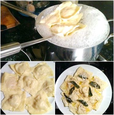 Homemade Ravioli with Two Different Fillings: Butternut Squash &#038; Nutmeg and Ricotta, Lay The Table