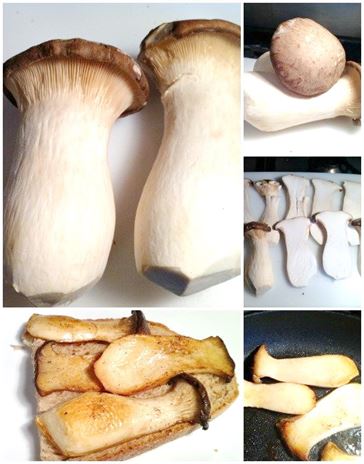 King Oyster Mushrooms on Sour Dough Bread, Lay The Table
