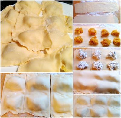 Homemade Ravioli with Two Different Fillings: Butternut Squash &#038; Nutmeg and Ricotta, Lay The Table