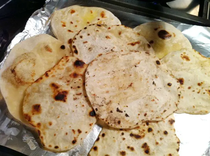 Authentic Homemade Indian Chapatis, Lay The Table