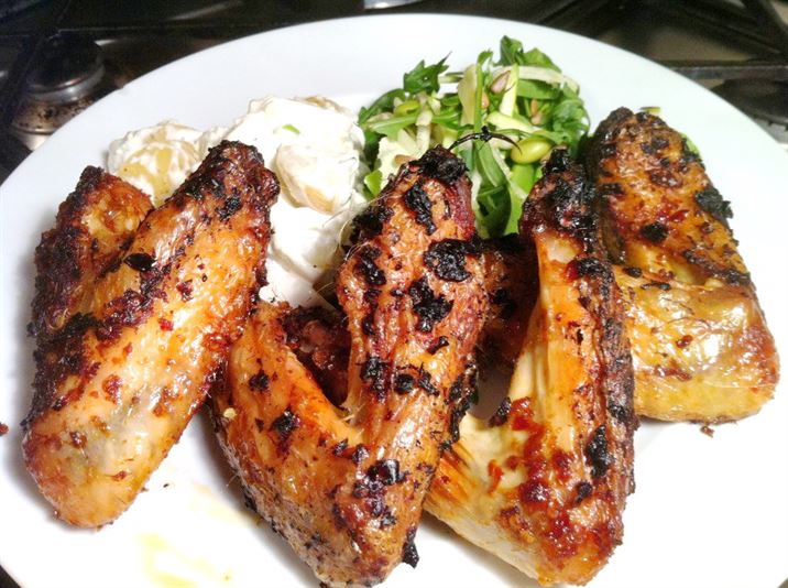 Thai Baked Chicken Wings, Lay The Table