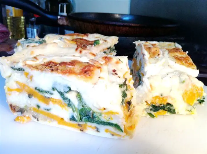 Vegetarians Dream Butternut Squash and Spinach Lasagne, Lay The Table