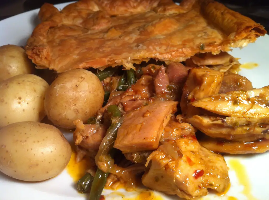 Red Thai Curry Chicken Pie, Lay The Table