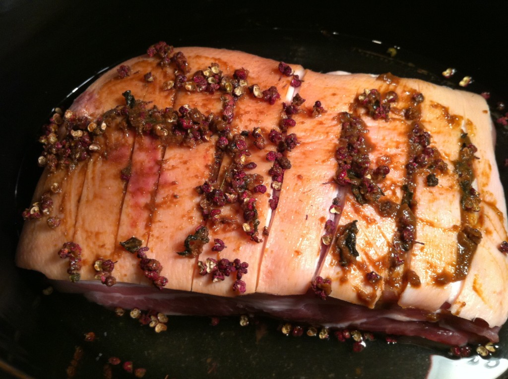 Sichuan Pepper &#038; Miso Pork Belly, Lay The Table