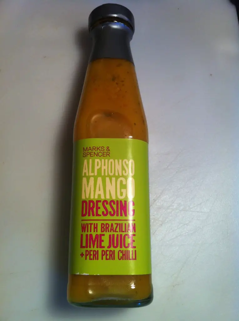 Review: M&#038;S Alphonso Mango Dressing with Brazilian Lime Juice and Peri-Peri Chillies, Lay The Table