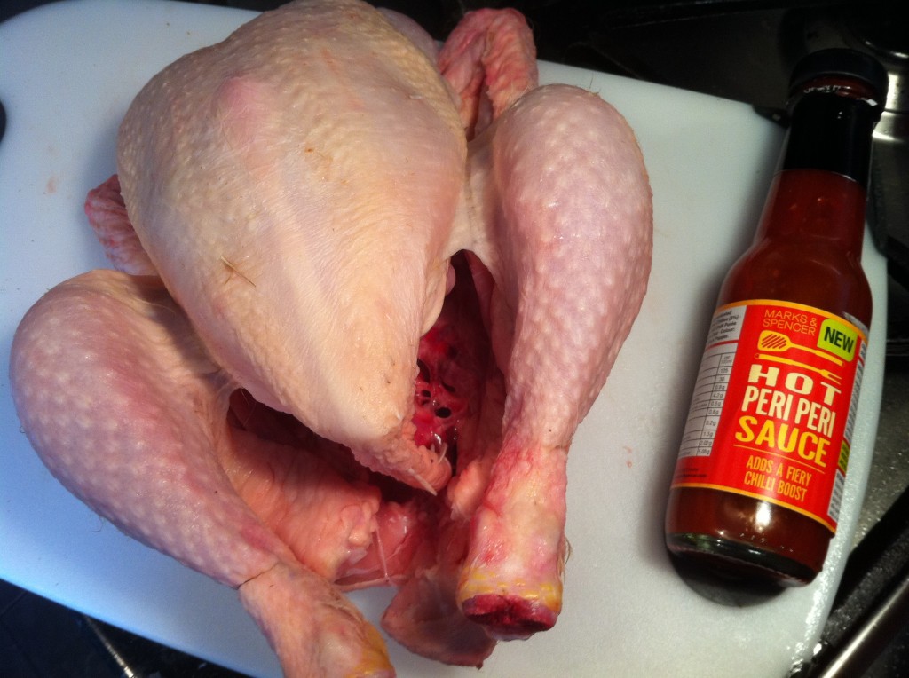 Review: M&#038;S Peri-Peri Sauce (with Roast Spatchcocked Chicken), Lay The Table