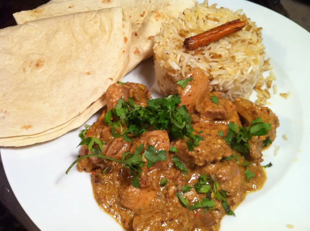 Chicken and Pistachio Nut Korma, Lay The Table