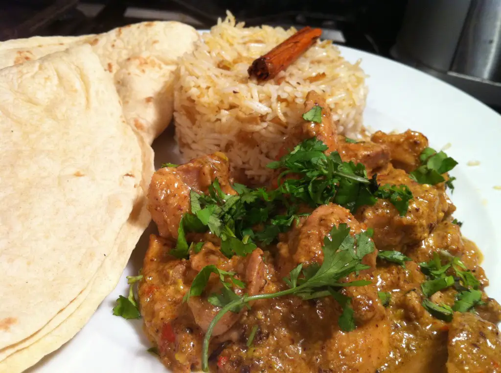 Chicken and Pistachio Nut Korma, Lay The Table