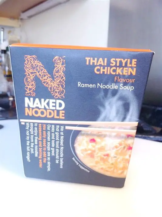 Review: Naked Noodle  Thai Style Chicken Flavour, Lay The Table