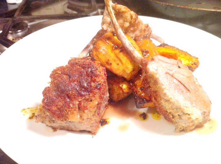 Lamb Cutlets with Grana Padano and Herb Crust, Lay The Table