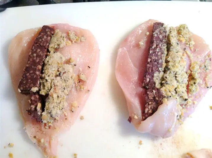 Sous Vide Bacon-wrapped Chicken Breasts stuffed with Haggis &#038; Black Pudding, Lay The Table