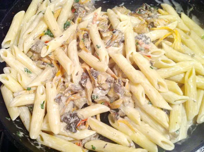 Penne with Chanterelles, Mascarpone, Lemon and Truffle, Lay The Table