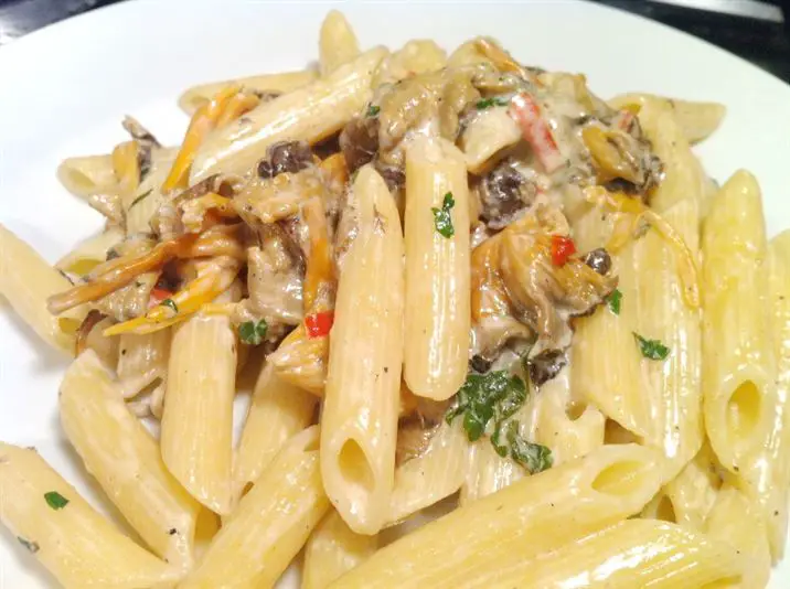 Penne with Chanterelles, Mascarpone, Lemon and Truffle, Lay The Table