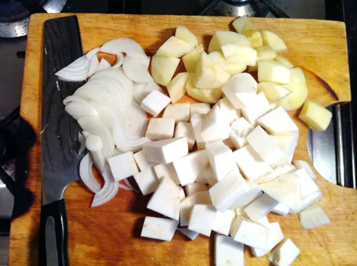 Apple and Celeriac Soup with Bacon Bits and a Smoky Twist, Lay The Table