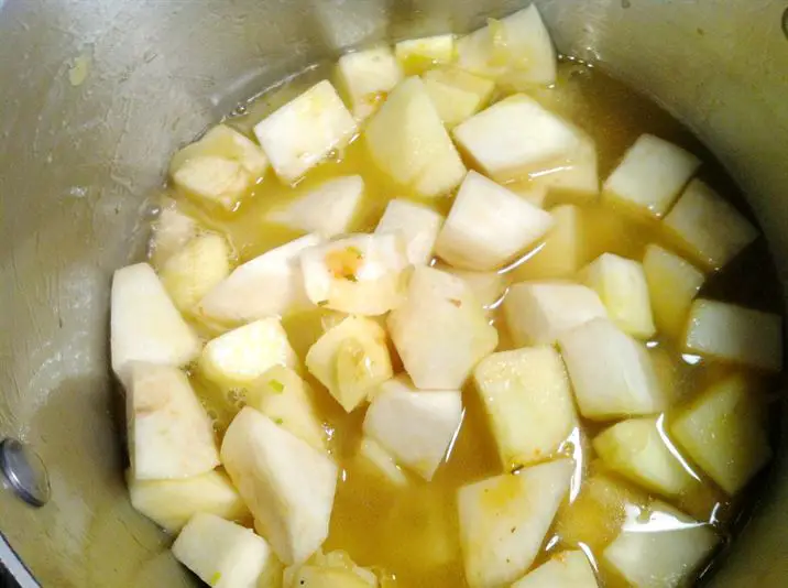 Apple and Celeriac Soup with Bacon Bits and a Smoky Twist, Lay The Table