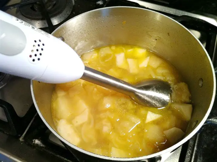 Apple and Celeriac Soup with Bacon Bits and a Smoky Twist, Lay The Table