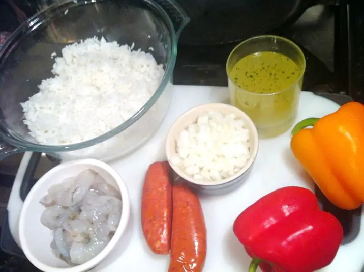 One-Pot King Prawn and Chorizo Spanish Rice, Lay The Table