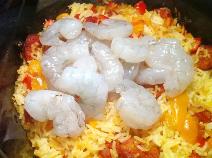 One-Pot King Prawn and Chorizo Spanish Rice, Lay The Table