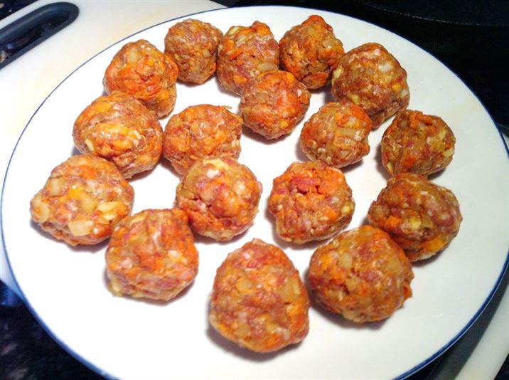 Chorizo and Beef Meatballs with Tomato Sauce, Lay The Table