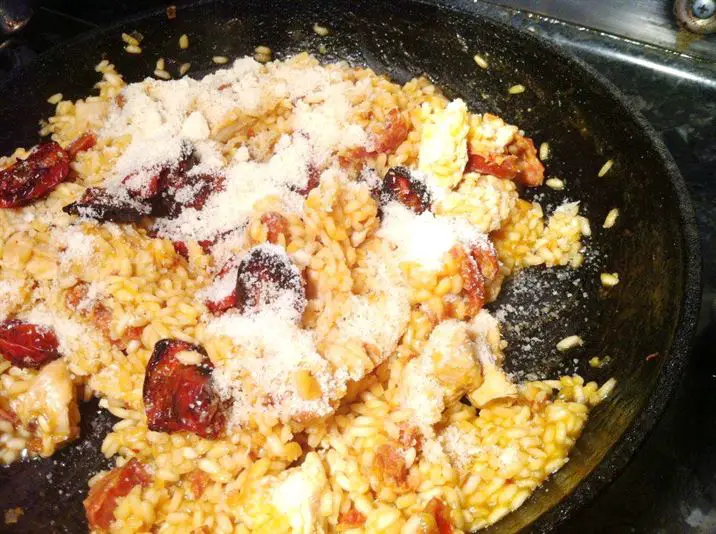 Chicken, Chorizo and Roast Tomato Risotto, Lay The Table