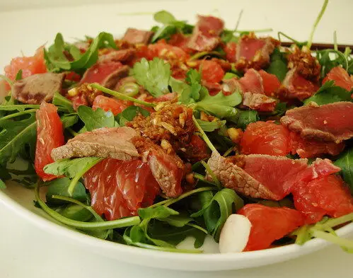 How To Make Japanese Beef Tataki Salad, Lay The Table