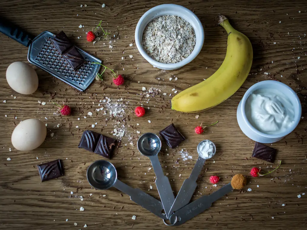 Clean Eating Pancakes with Chocolate and Raspberries, Lay The Table