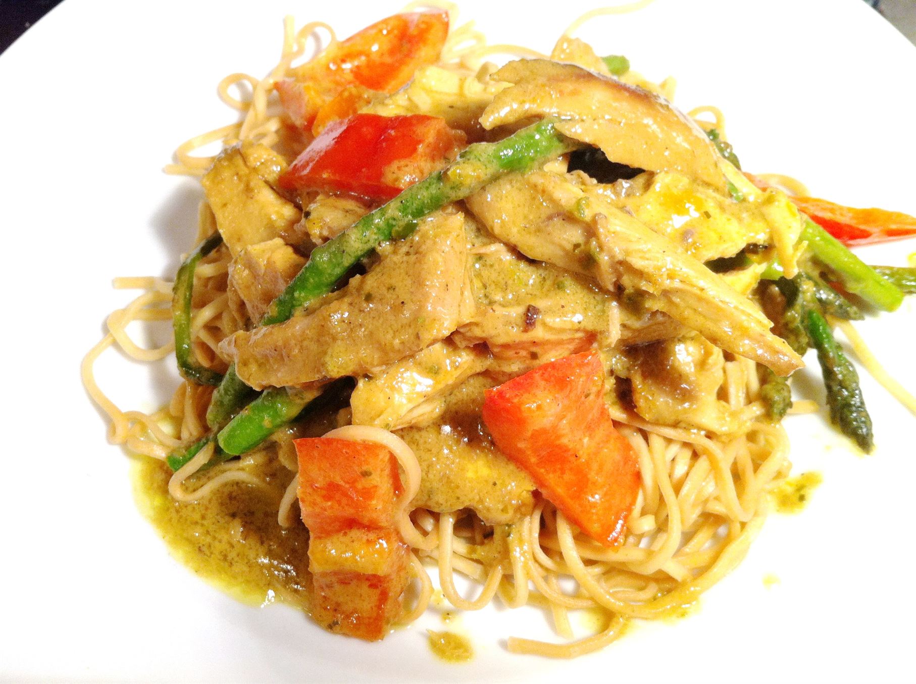 Ready in 10¦Super Simple Thai Green Leftover Chicken Curry, Lay The Table