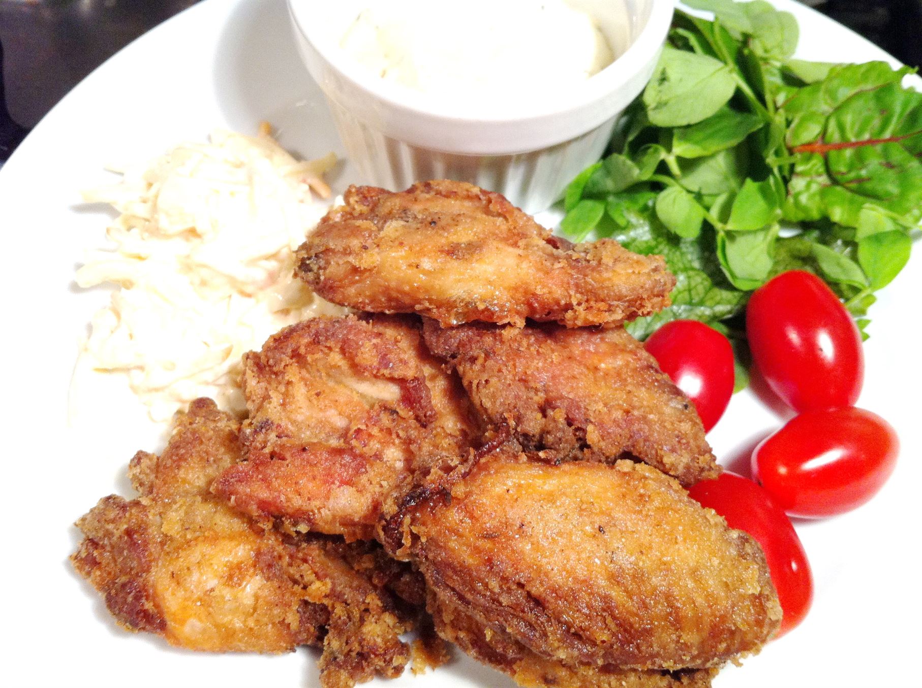 Boneless Chicken Wings with Blue Cheese Dip, Lay The Table