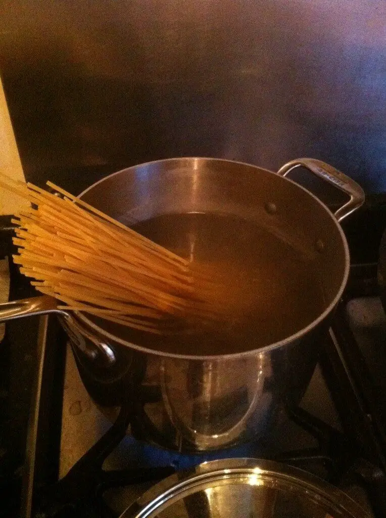 Chicken Spaghetti Carbonara, Lay The Table