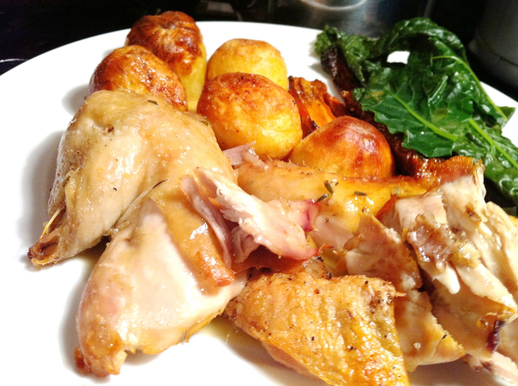 Best Ever Twice-Cooked Roast Chicken, Lay The Table