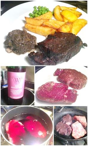 Mulled Wine-Poached Fillet Steak (or how I rescued dinner from the brink of disaster), Lay The Table