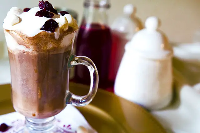 Vegan Cranberry Hot Chocolate, Lay The Table