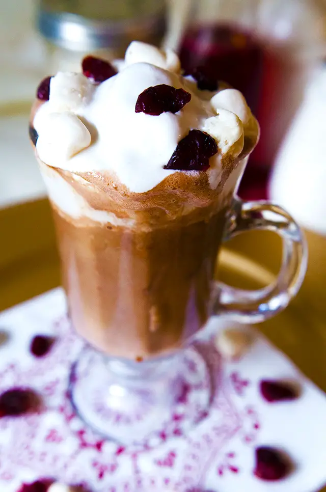 Vegan Cranberry Hot Chocolate, Lay The Table